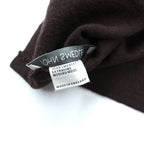 JOHN SMEDLEY England Made Extra Fine Merino Wool Turtleneck Sweater M Brown