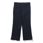 Wrangler 90年代 USA製 ランチャー ドレス ジーンズ センタープレス スラックス パンツ L ネイビー フレア ブーツカット