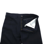 Wrangler 90年代 USA製 ランチャー ドレス ジーンズ センタープレス スラックス パンツ L ネイビー フレア ブーツカット