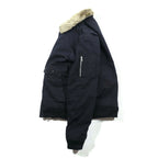 Schott CWU-45P フライトジャケット ARMY TYPE-U 中綿 2XL ネイビー 襟ボア着脱式 CWU-R-213-31
