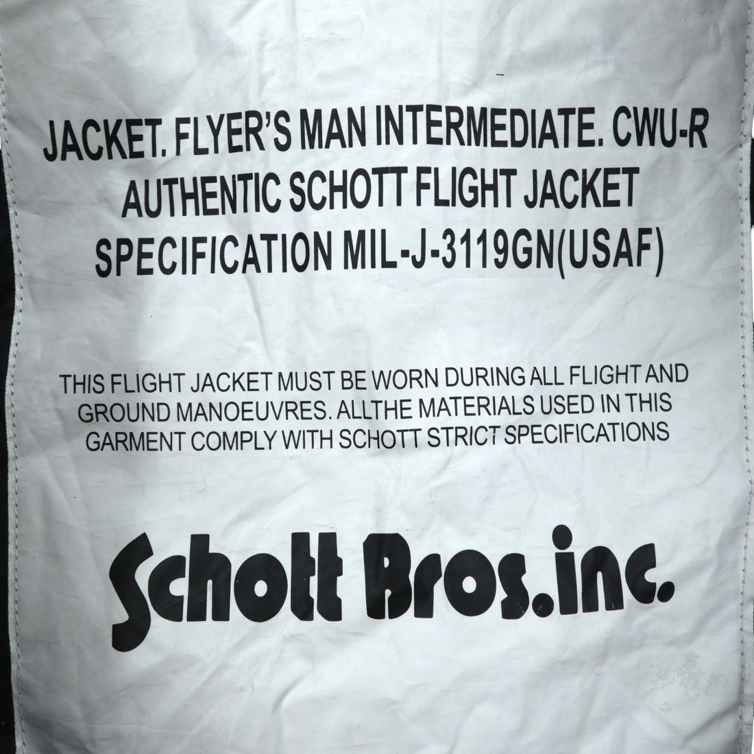 Schott CWU-45P フライトジャケット ARMY TYPE-U 中綿 2XL ネイビー 襟ボア着脱式 CWU-R-213-31