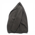 LAUREN RALPH 2B Tailored Jacket XL Brown Wool Check