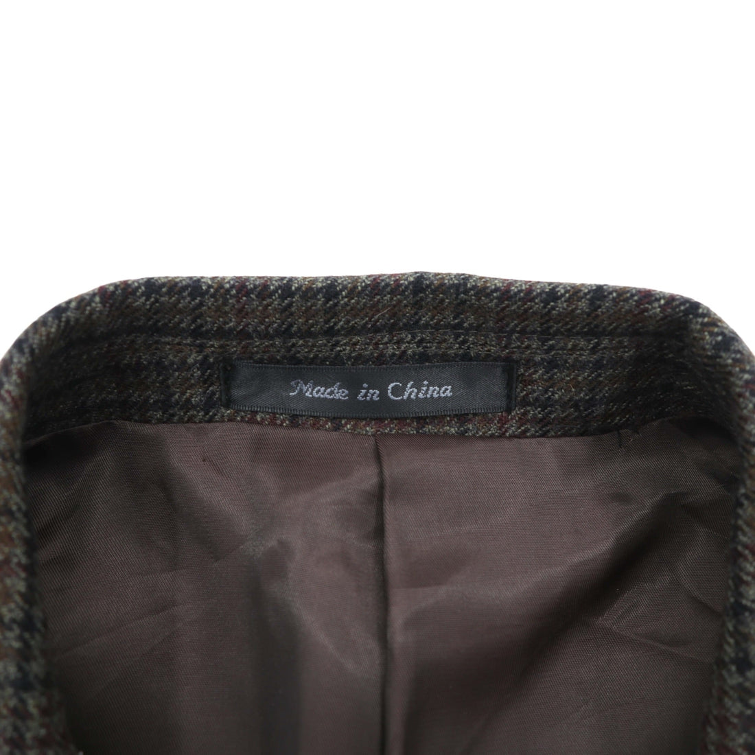 LAUREN RALPH 2B Tailored Jacket XL Brown Wool Check