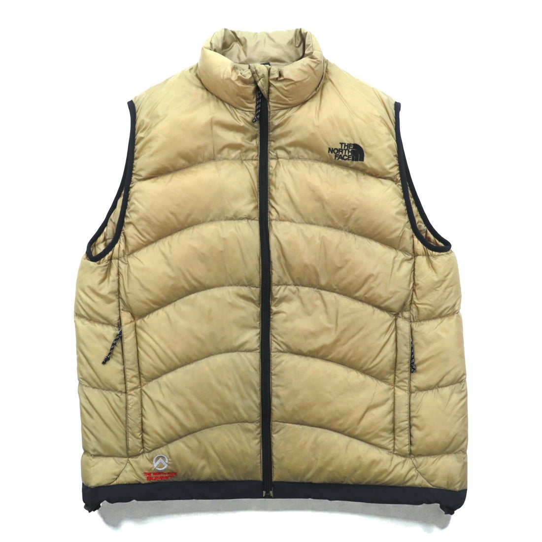 THE NORTH FACE アコンカグア Aconcagua Vest ダウンベスト L ベージュ ナイロン SUMMIT SERIES ND13300