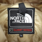 THE NORTH FACE Aconcagua Down Vest, Large, Beige Nylon, Summit Series, ND13300