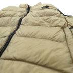 THE NORTH FACE Aconcagua Down Vest, Large, Beige Nylon, Summit Series, ND13300