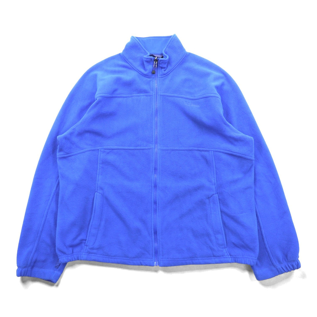 L.L.Bean Full Zip Fleece Jacket XL Blue Polyester 265276