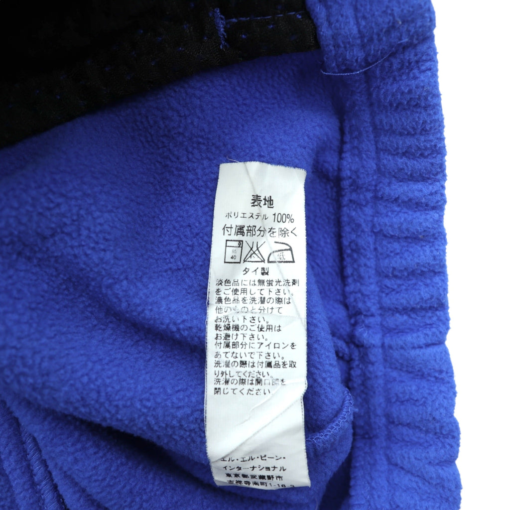 L.L.Bean フルジップ フリースジャケット XL ブルー ポリエステル 265276