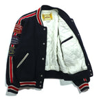 AVIREX 90s Vintage COLLEGIATE WEAR CHAMPS 1951-53 Varsity Jacket, Large, Wool, Lettered Patch