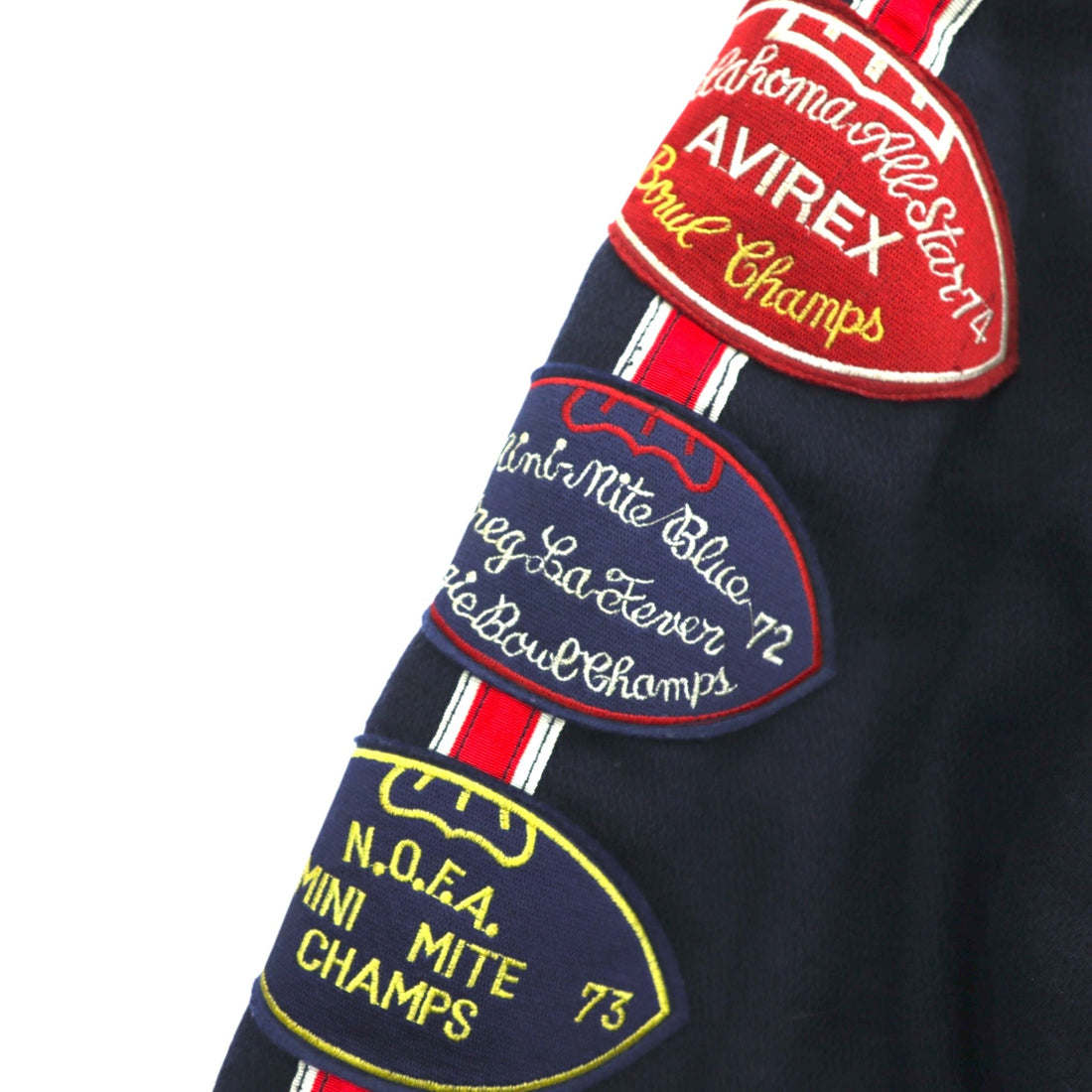 AVIREX 90s Vintage COLLEGIATE WEAR CHAMPS 1951-53 Varsity Jacket, Large, Wool, Lettered Patch