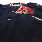 AVIREX 90s Vintage COLLEGIATE WEAR CHAMPS 1951-53 Varsity Jacket, Large, Wool, Lettered Patch