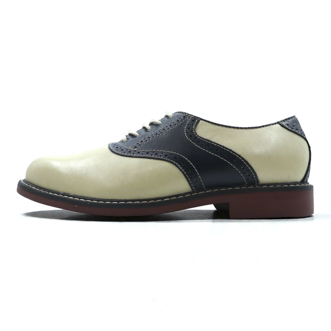 G.H.BASS サドルシューズ 2トーン コンビ ドレスシューズ 27cm ベージュ レザー 本革 BUCHANON