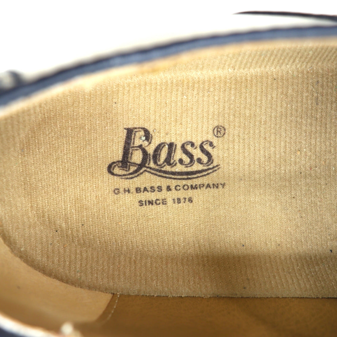 G.H.BASS Saddle Shoes, Dress Size 27cm, Beige Leather, Genuine BUCHANON, Unused