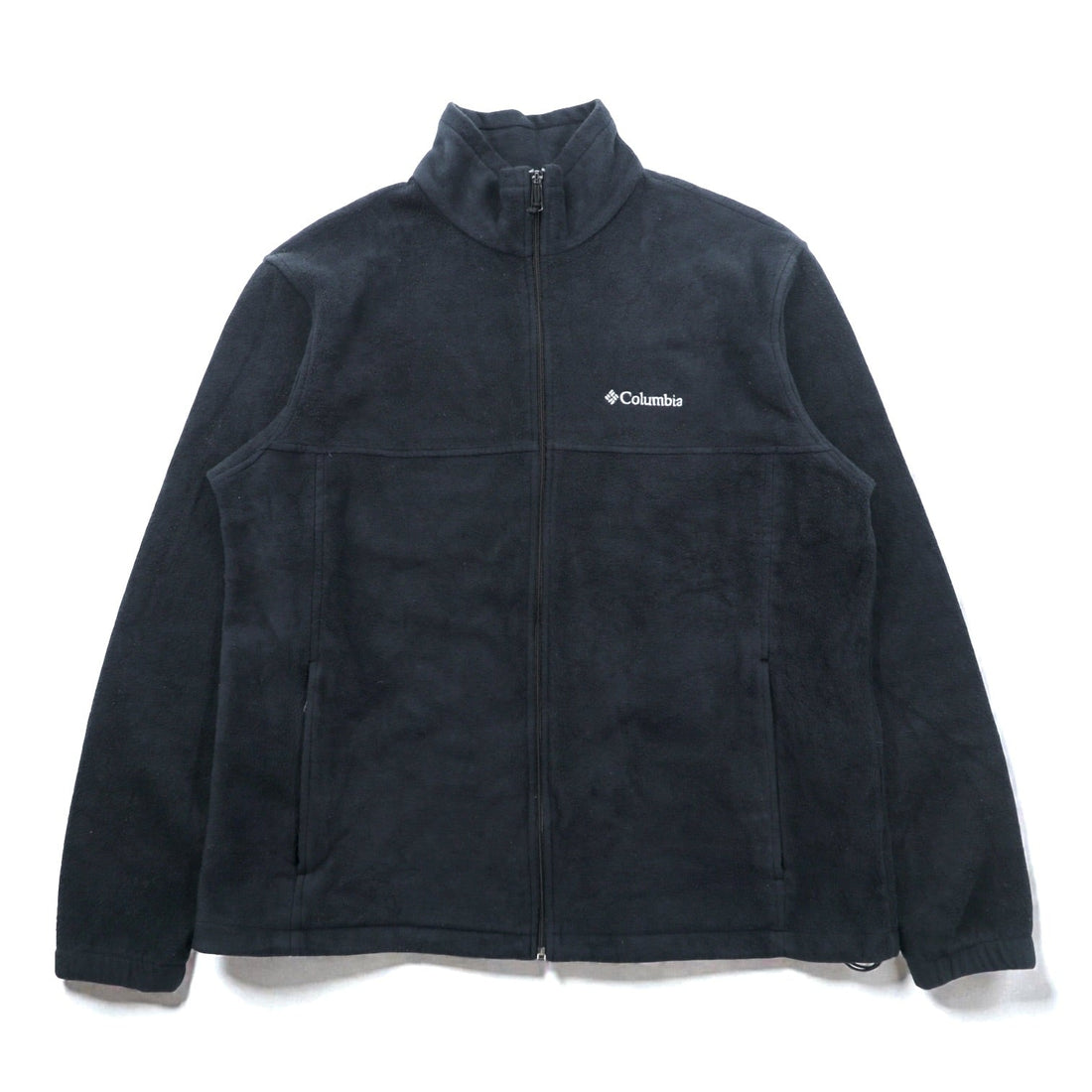 Columbia Fleece Jacket XL Black Polyester MOUNTAIN FULL ZIP XM6084