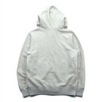 BUZZ RICKSON'S U.S. AIR FORCE Dye-In Print Zip Hoodie, Size M, Gray Cotton, LANGLEY, A.F. BASE, VIRGINIA