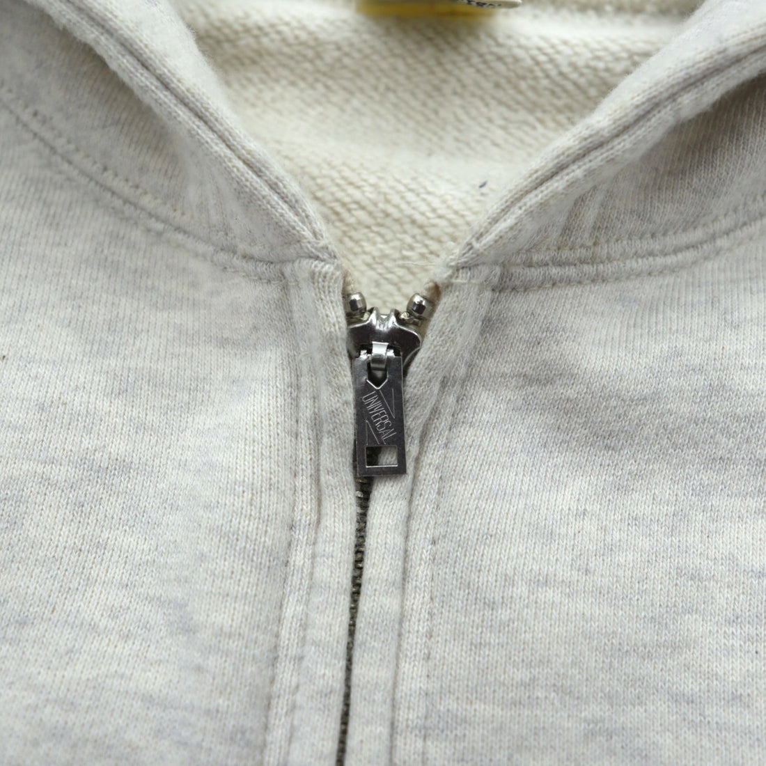 BUZZ RICKSON'S U.S. AIR FORCE Dye-In Print Zip Hoodie, Size M, Gray Cotton, LANGLEY, A.F. BASE, VIRGINIA