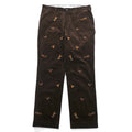 Polo Ralph Lauren CLASSIC FIT Corduroy Chino Pants Work L Brown Cotton Camo Embroidery