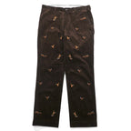 Polo Ralph Lauren CLASSIC FIT Corduroy Chino Pants Work L Brown Cotton Camo Embroidery