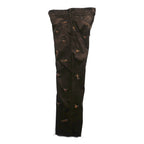 Polo Ralph Lauren CLASSIC FIT Corduroy Chino Pants Work L Brown Cotton Camo Embroidery