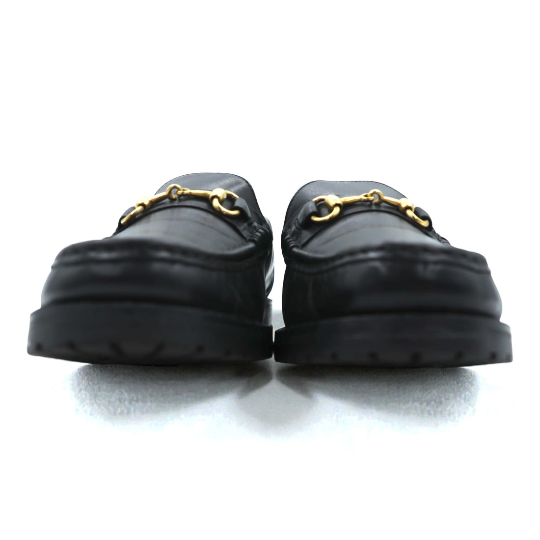 Cole Haan Made in Italy Horsebit Loafers, Size 24cm, Black Leather, Genuine F8030