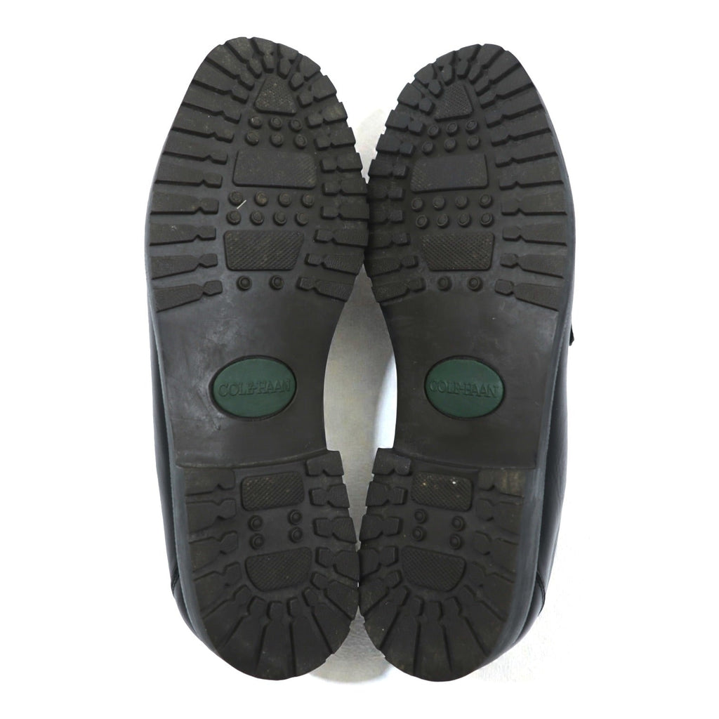 Cole Haan Made in Italy Horsebit Loafers, Size 24cm, Black Leather, Genuine F8030