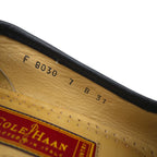 Cole Haan Made in Italy Horsebit Loafers, Size 24cm, Black Leather, Genuine F8030