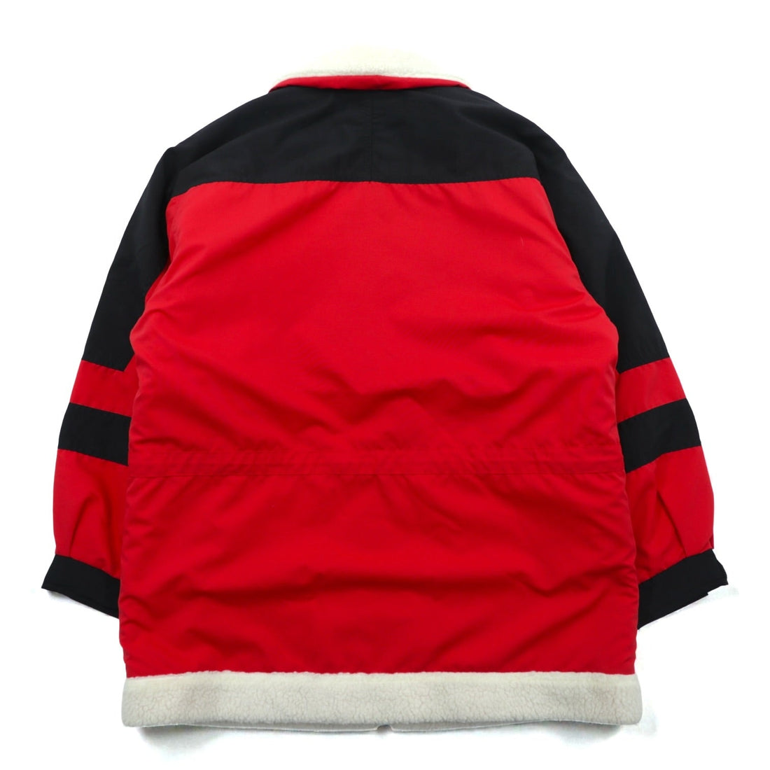 adidas 90s Made in Japan Descente BoaCoat Nylon Jacket / Mountain Parka L Red Polyester Drawcord Silver Tag
