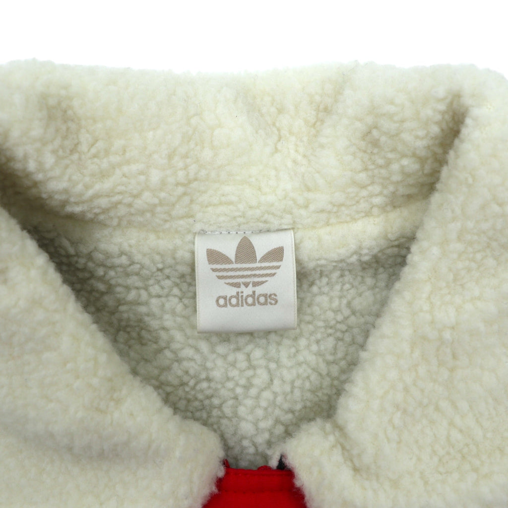 adidas 90s Made in Japan Descente BoaCoat Nylon Jacket / Mountain Parka L Red Polyester Drawcord Silver Tag