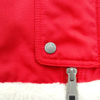 adidas 90s Made in Japan Descente BoaCoat Nylon Jacket / Mountain Parka L Red Polyester Drawcord Silver Tag