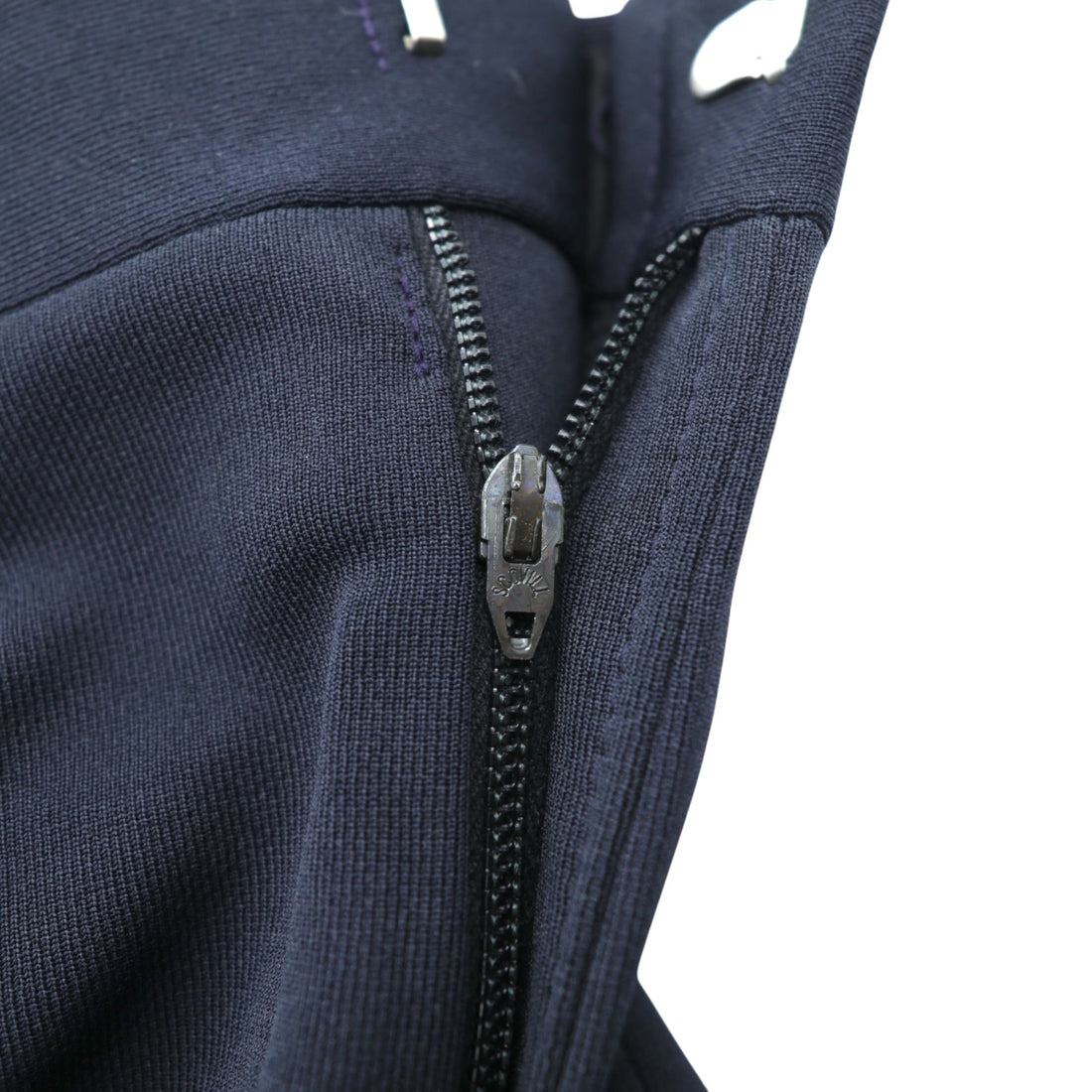 HAGGAR 70年代 USA製 ヴィンテージ フレア スラックス パンツ M ネイビー SCOVILLジップ デッドストック ブーツカット スタプレ 未使用品