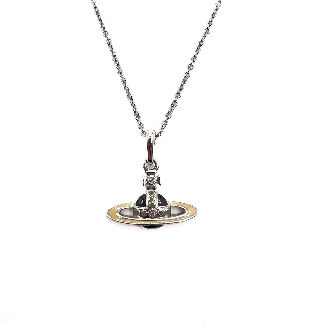 Vivienne Westwood オーブ シルバー チェーン ネックレス メタル