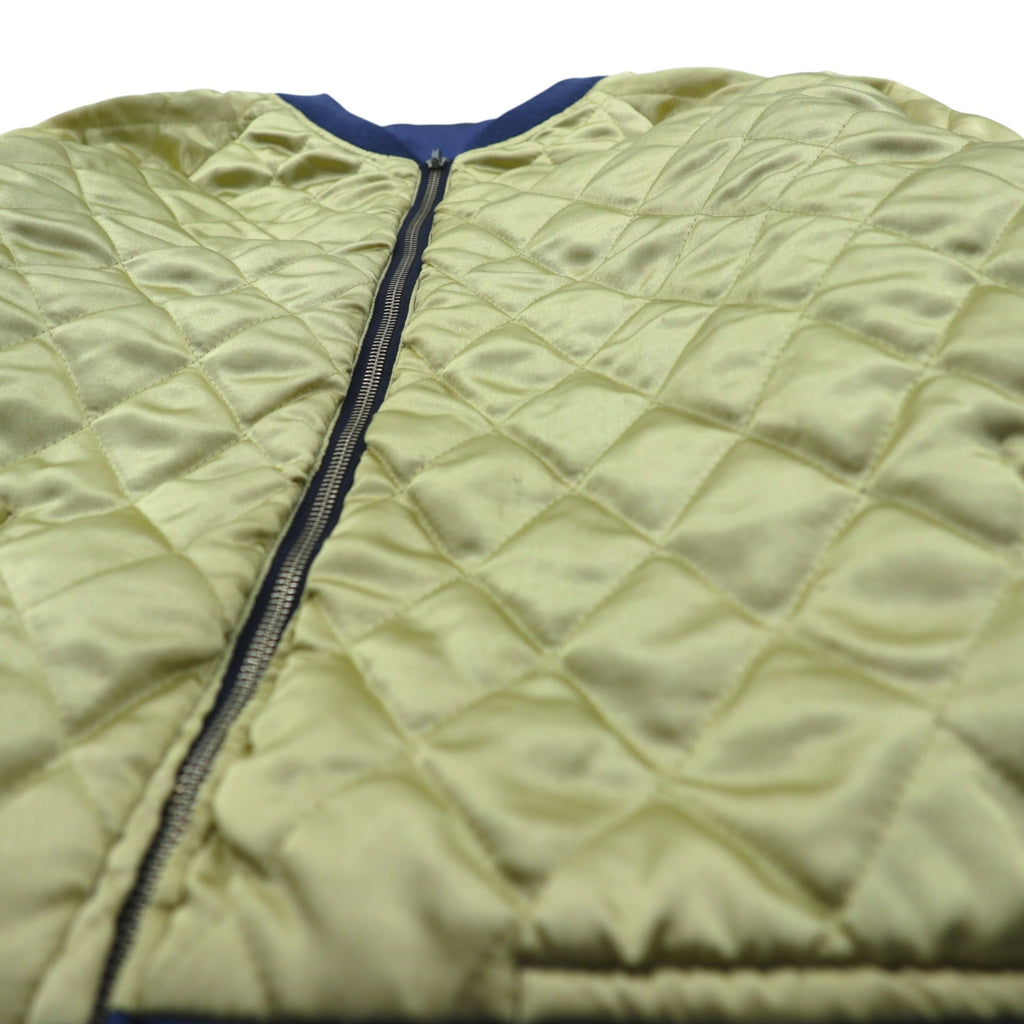 TEDMAN 90s Sukajan Souvenir Jacket, Large, Blue Nylon, TED COMPANY Tiger Print, US AIRBORNE Embroidery