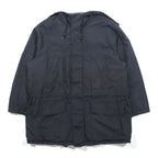NAUTICA 90年代 N-3B Thermolite ACTIVE 中綿 フライトジャケット M ブラック ナイロン ドローコード ラビットパーカー