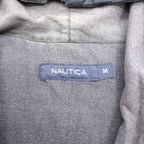 NAUTICA 90年代 N-3B Thermolite ACTIVE 中綿 フライトジャケット M ブラック ナイロン ドローコード ラビットパーカー