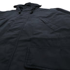 NAUTICA 90年代 N-3B Thermolite ACTIVE 中綿 フライトジャケット M ブラック ナイロン ドローコード ラビットパーカー