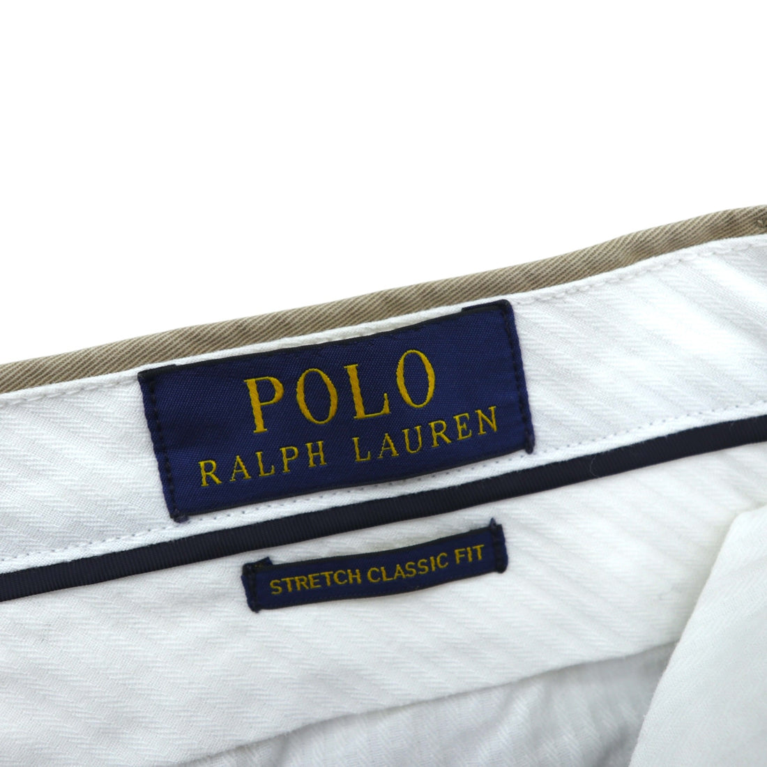 Polo Ralph Lauren ポロチノ ストレッチ クラシックフィット チノパンツ ワークパンツ M ベージュ コットン