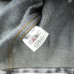 CALEE Made in Japan Rigid Denim Coverall L Blue Cotton Dark Navy