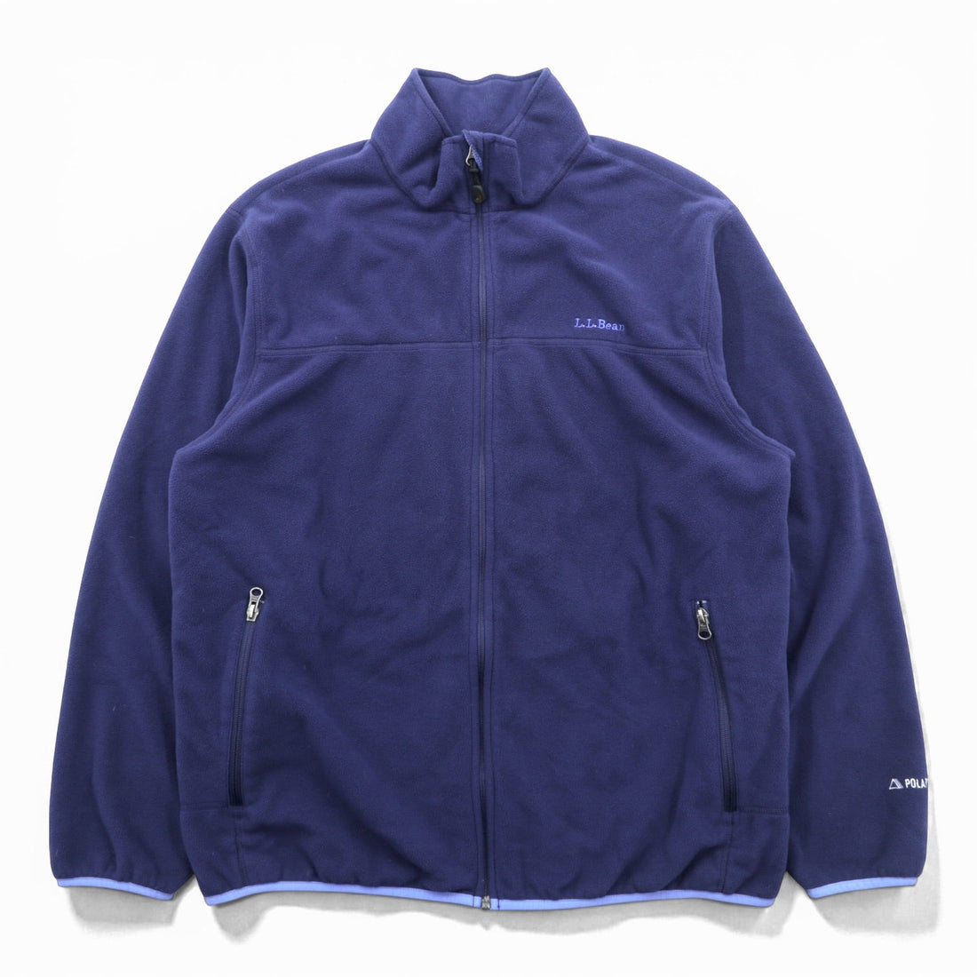 L.L.Bean POLARTEC Fleece Jacket L Navy Polyester AFW4