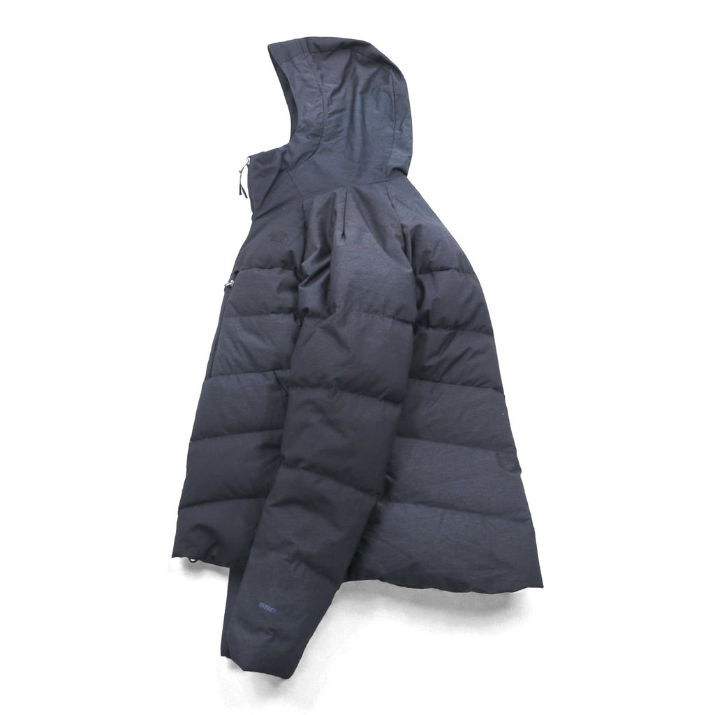 THE NORTH FACE 550 Fill Power Goose Down Jacket, Gray Nylon Heavenly Size L, NF0A3KQZ (International Standard)