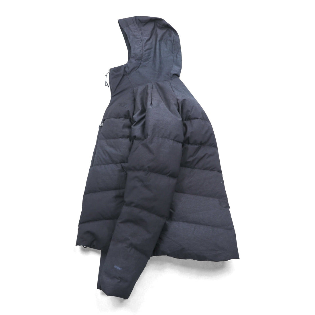 THE NORTH FACE 550 Fill Power Goose Down Jacket, Gray Nylon Heavenly Size L, NF0A3KQZ (International Standard)