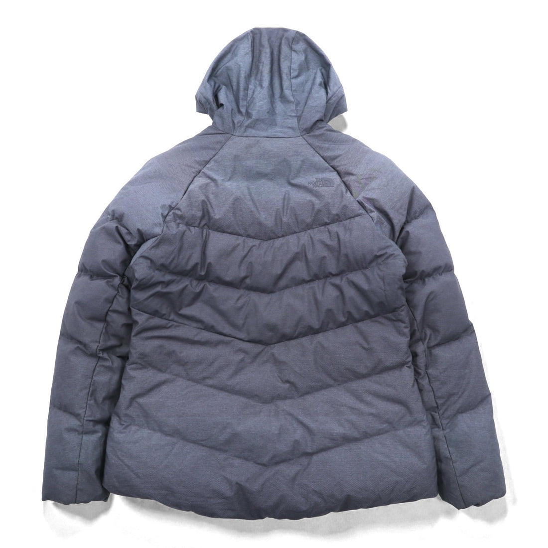 THE NORTH FACE 550 Fill Power Goose Down Jacket, Gray Nylon Heavenly Size L, NF0A3KQZ (International Standard)