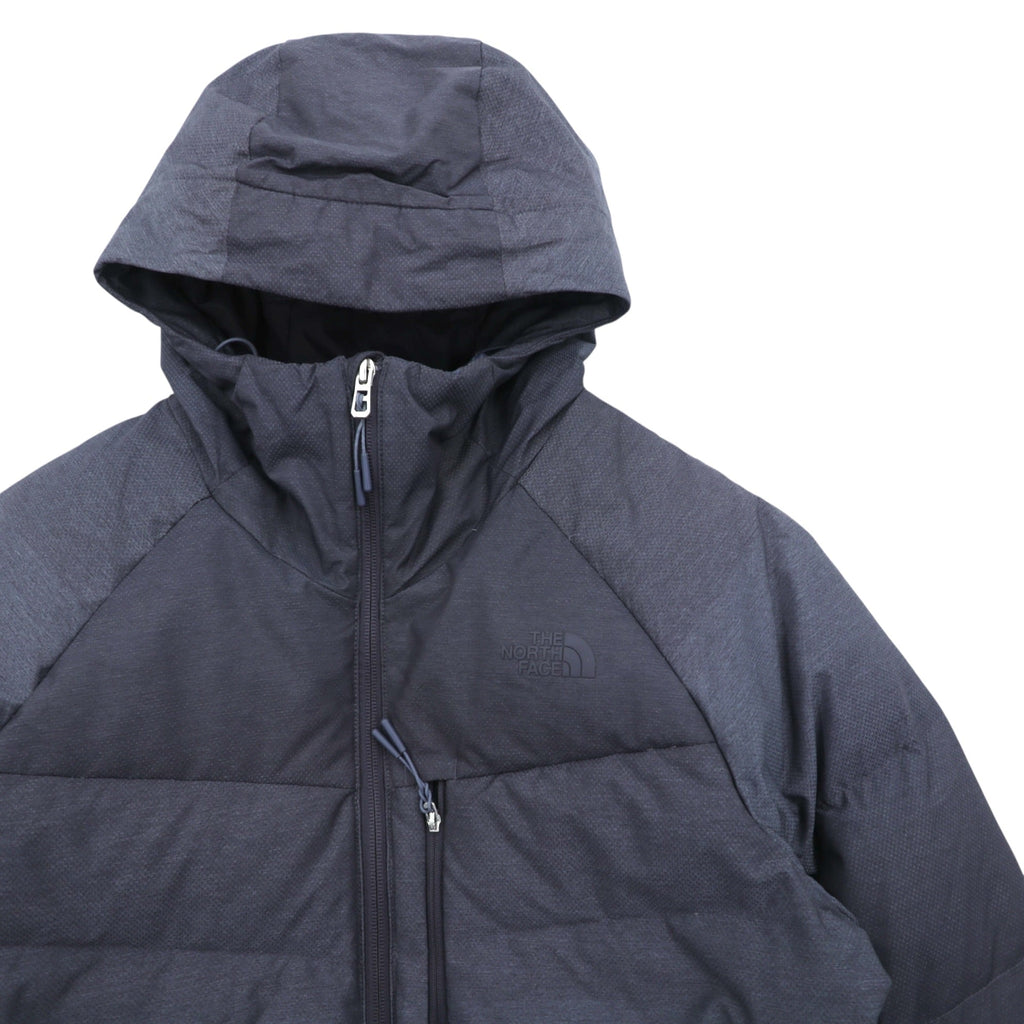 THE NORTH FACE 550 Fill Power Goose Down Jacket, Gray Nylon Heavenly Size L, NF0A3KQZ (International Standard)