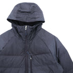 THE NORTH FACE 550 Fill Power Goose Down Jacket, Gray Nylon Heavenly Size L, NF0A3KQZ (International Standard)