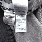 Levi's PREMIUM 1st Type Big E Denim Jacket, Black Cotton, 1 Trucker Size S, Wartime Model, Cinch Back, Double Pleats, Relaxed Fit, A3174-0000