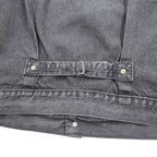 Levi's PREMIUM 1st タイプ 大戦モデル ビッグE デニム トラッカージャケット Gジャン S ブラック TYPE1 短丈 ビッグサイズ シンチバック ダブルプリーツ A3174-0000