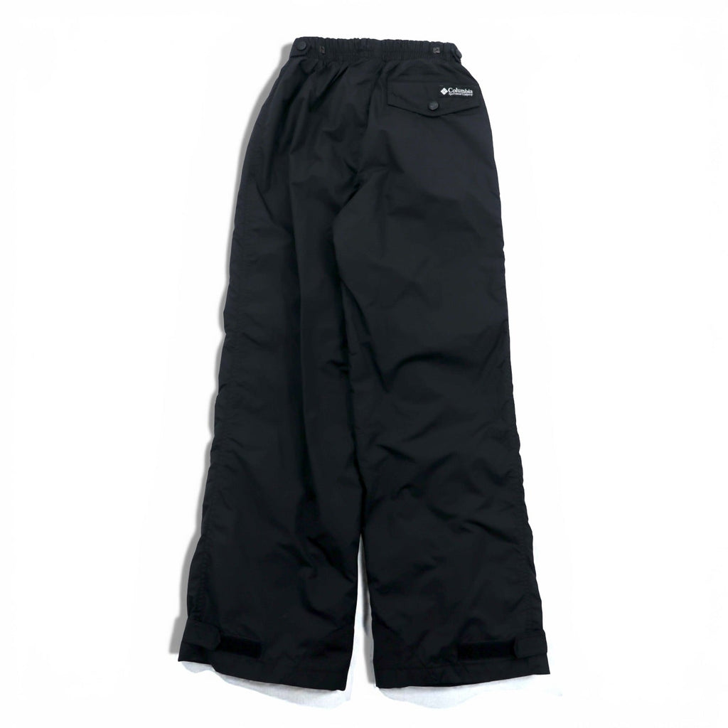 Columbia Nylon Shell Track Pants Jersey L Black Waterproof SM8060
