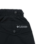 Columbia Nylon Shell Track Pants Jersey L Black Waterproof SM8060