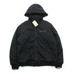 AVIREX フライトジャケット 中綿 フーデッド パディングジャケット L ブラック フード付き 783-4252050 未使用品