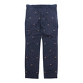 Polo Ralph Lauren チノパンツ ワークパンツ L ネイビー 総柄 フラッグ 刺繍 SLIM FIT
