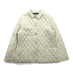 BURBERRY 英国製 キルティングジャケット M ベージュ 裏地 ノバチェック イギリス製